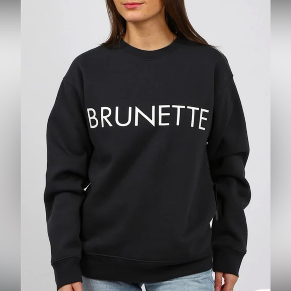 Brunette The Label Sweaters - Brunette The Label Black Crew Neck Sweater Size XS/S Brand New with tags